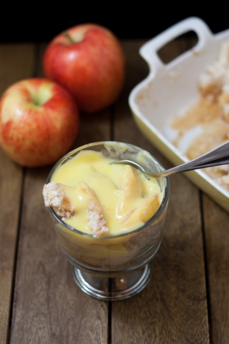 Aerial View of Apple Crisp