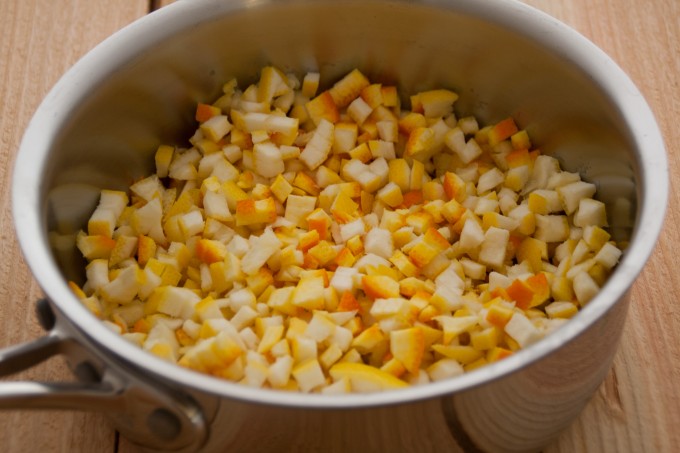 Mixed Peel in Saucepan