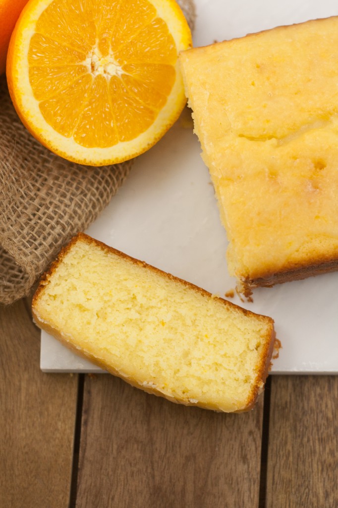 Orange Cake Looking Down