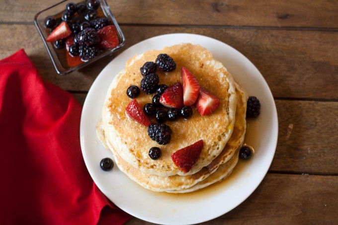 Looking Down on the Pancakes