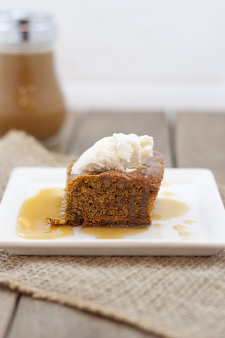 Sticky Date Pudding Slice