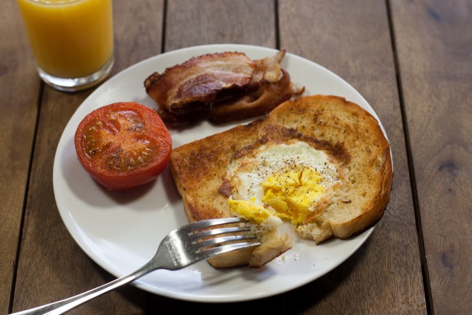 A Bite taken from my Toad in A Hole