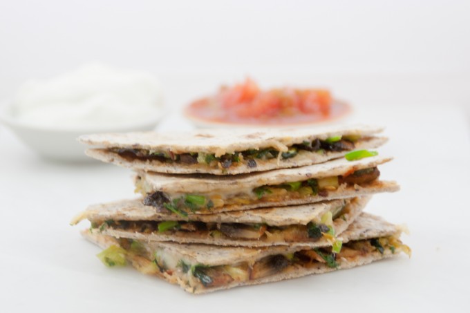 Vegetable & Cheese Quesadilla 4