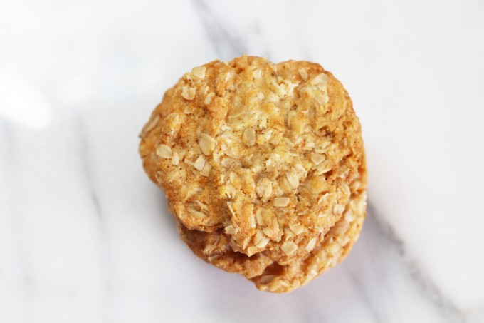 Aerial View of Anzac Cookies