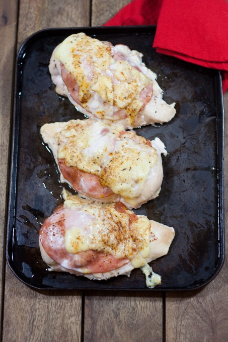 Cajun Chicken Looking Down Vertical