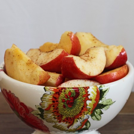 Cinnamon Apples in a Bowl