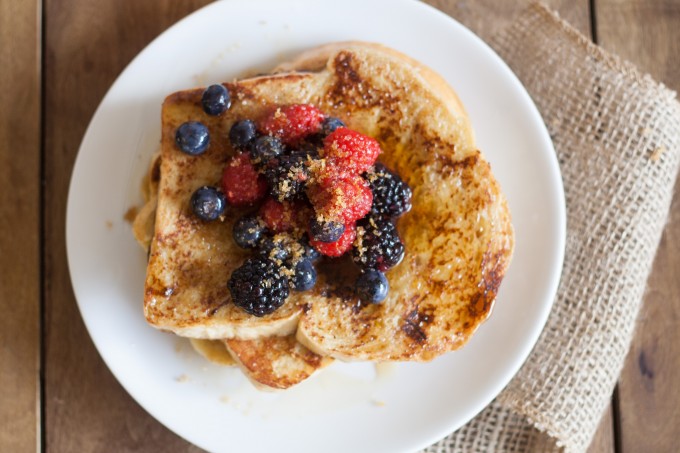 Looking Down on French Toast