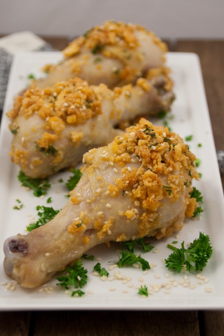 Golden Sesame Chicken Drumsticks