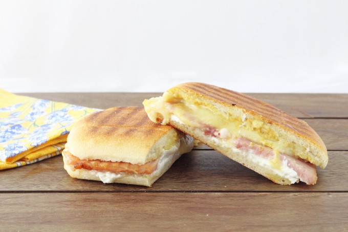 Toasted Ham and Cheese Sandwich