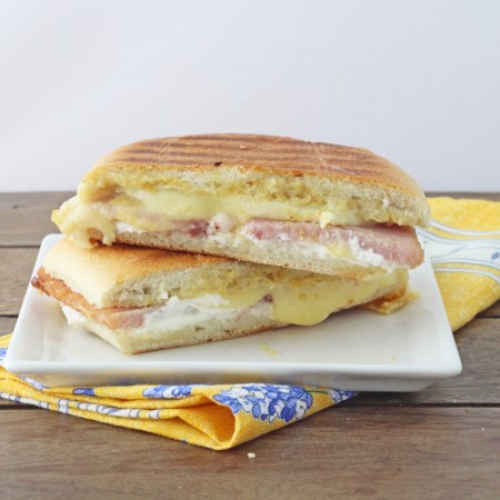 Toasted Ham and Cheese Sandwich