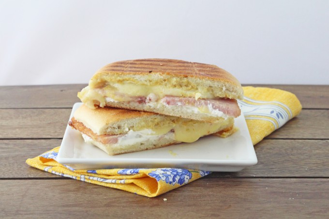 Toasted Ham and Cheese Sandwich