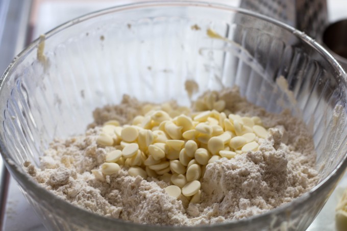 Making Scones - White Chocolate Chips