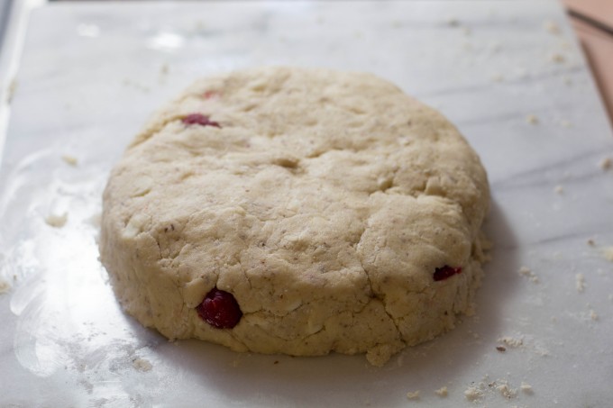 Making Scones - Dough Circle