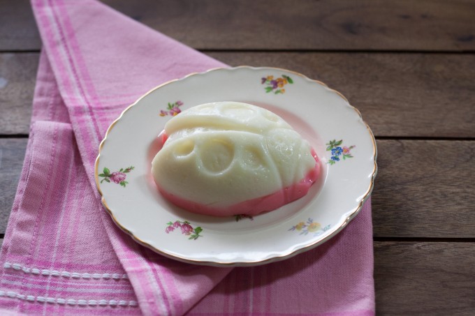 Blancmange in shape of Ladybug