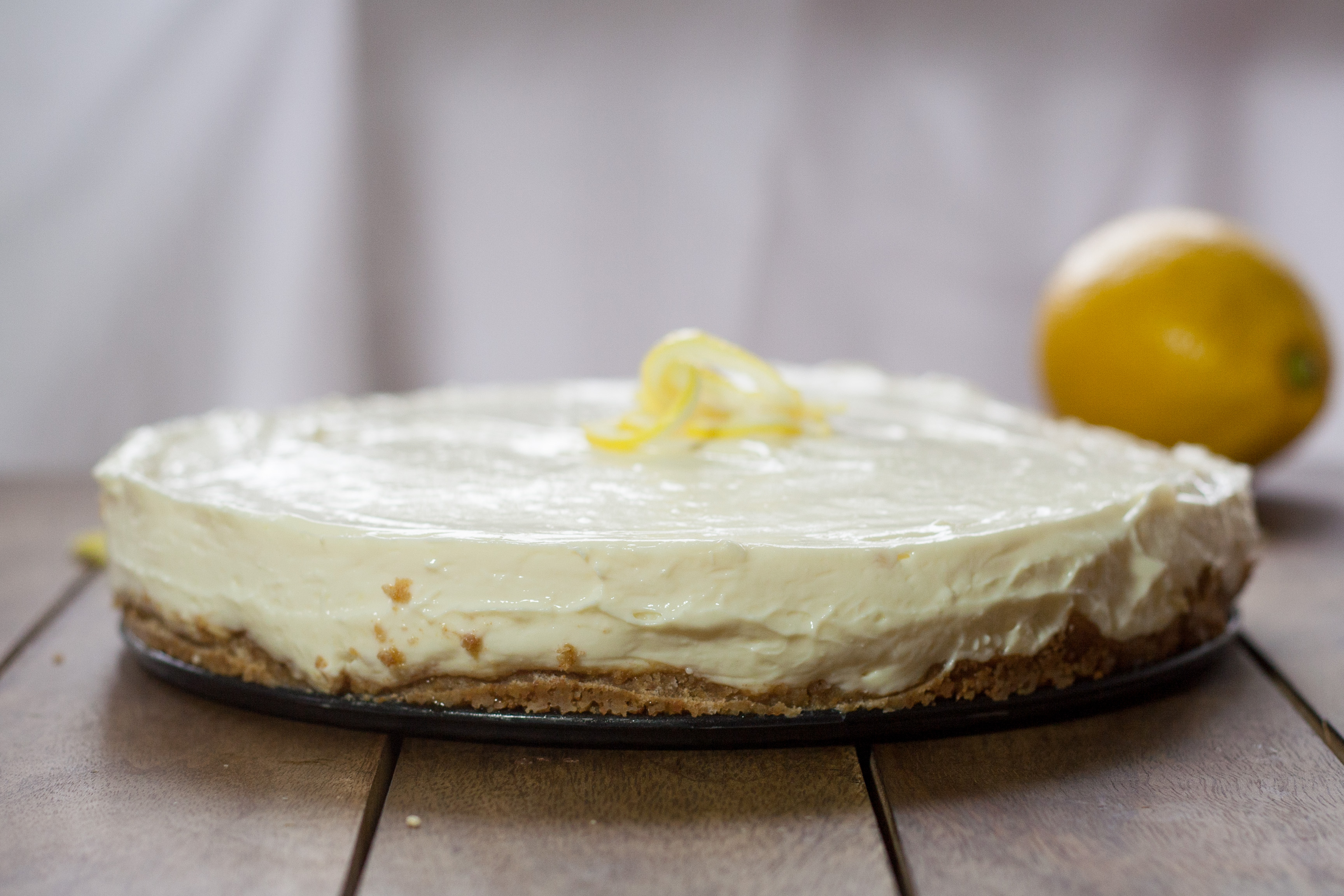 No Bake Lemon Cheesecake