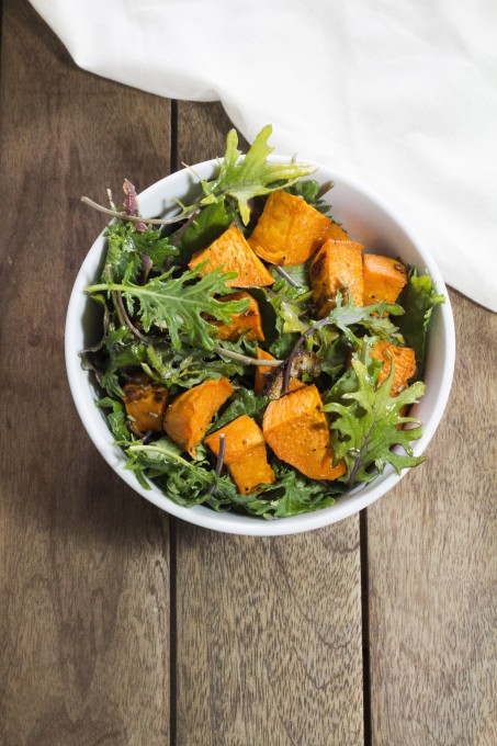 Aerial View of Sweet Potato Salad