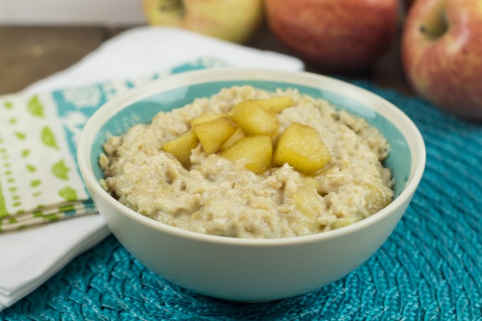 Closeup of Apple Pie Oatmeal