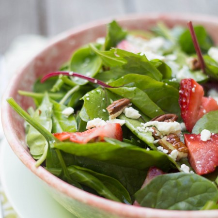 Spring Salad with Strawberries