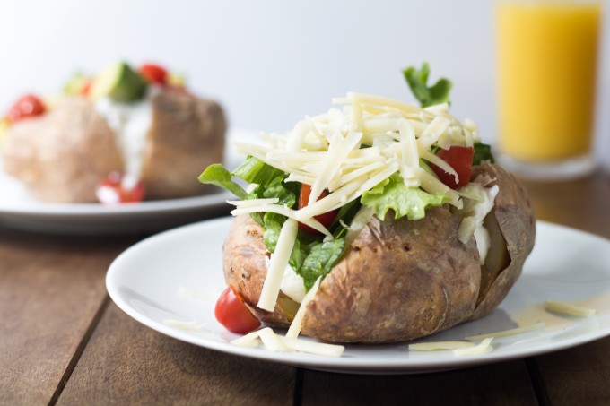 Baked Potato and Salad