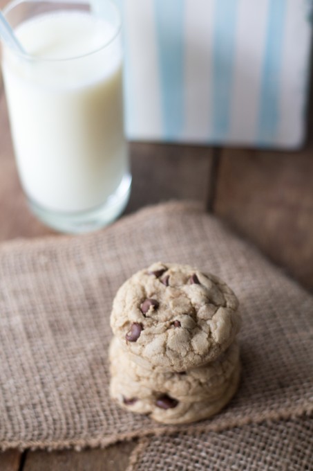 Chocolate Chip Cookies and Milk