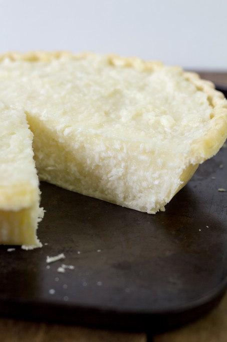 Cut Coconut Pie