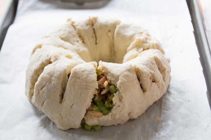Savory Scone Ring - Uncooked