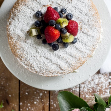 Sponge Cake Looking Down