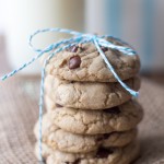Stack of Chocolate Chip Cookies with String