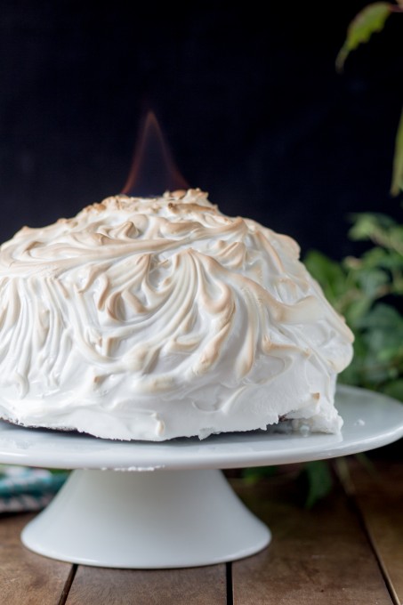 Baked Alaska on Fire