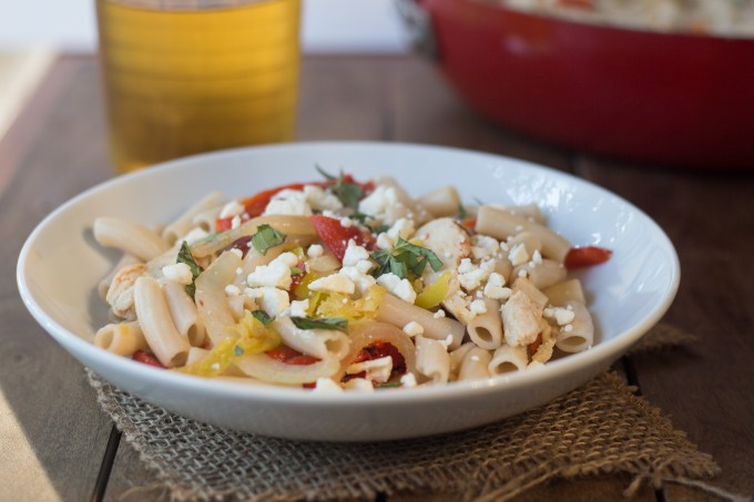 Greek Pasta and Chicken