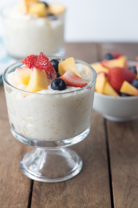 Sago Pudding with Fruit