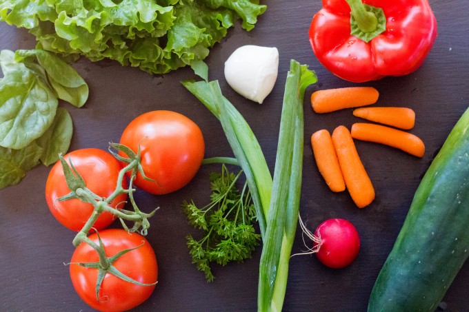 Garden Salad Ingredients