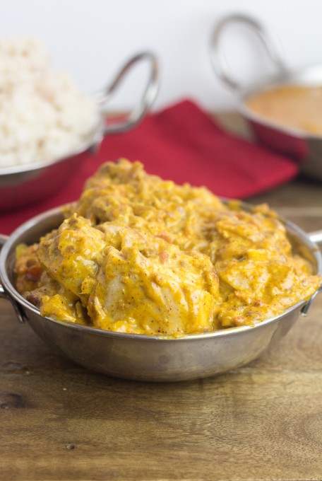 Chicken Tikka Masala served with Rice