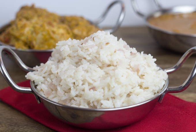 Cumin and Red Onion Rice