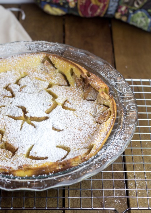 Baked Apple Pancake Half