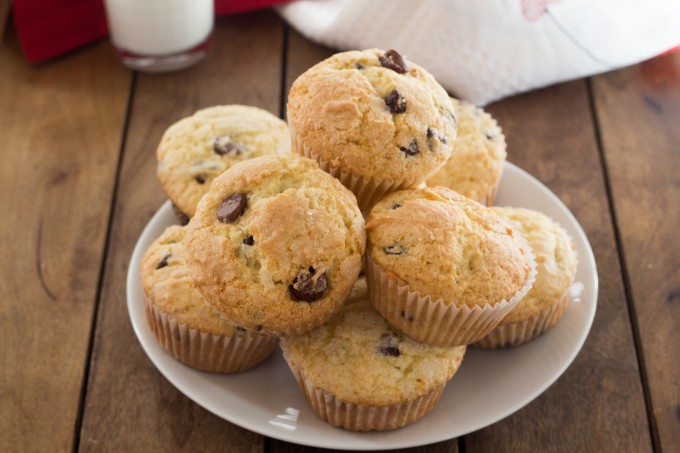 Chocolate Chip Muffins  - A Kid Favorite