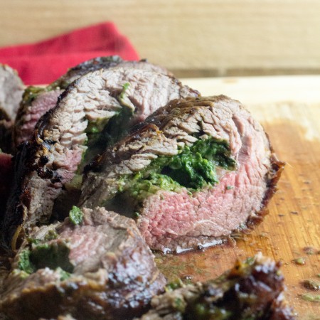 Creamed Spinach Flank Steak