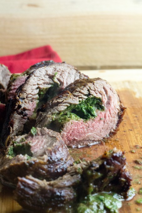 Creamed Spinach Flank Steak