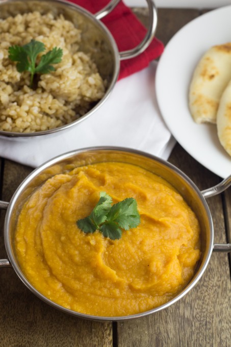 Thick Sweet Potato & Lentil Curry