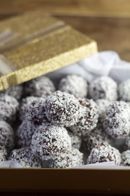 Rum Balls made with Bacardi Rum