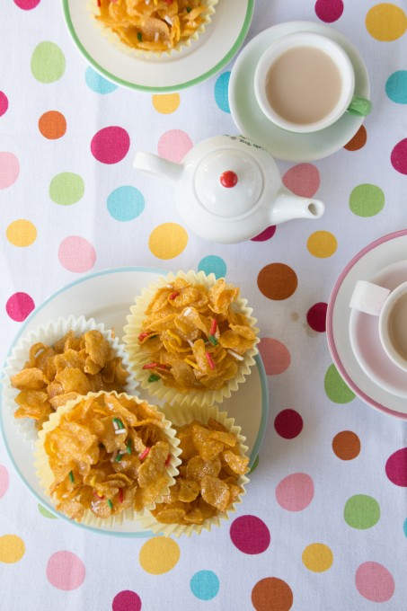 Easy Honey Cornflakes Cakes