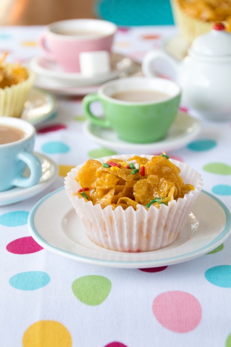 Simple Honey Cornflakes Cakes