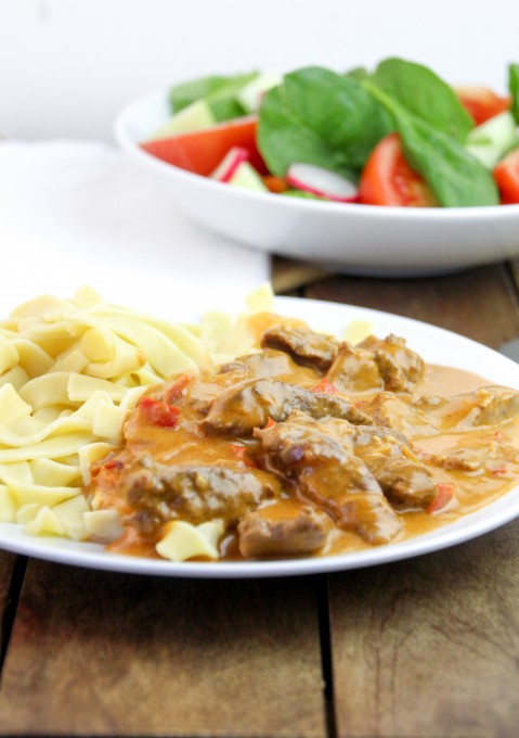 Beef Stroganoff