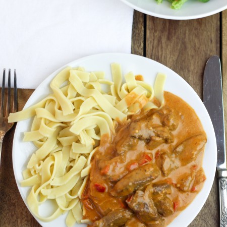 Beef Stroganoff with Noodles