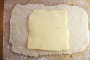 Croissant Dough with Butter